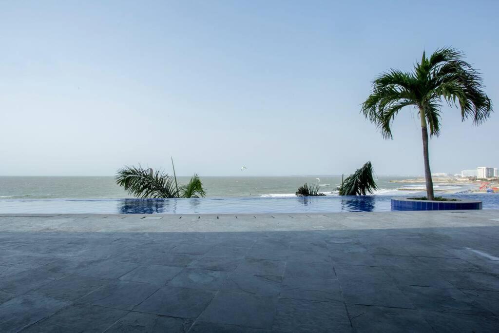 Apartamento Departamento De Lujo Frente A La Playa Cartagena